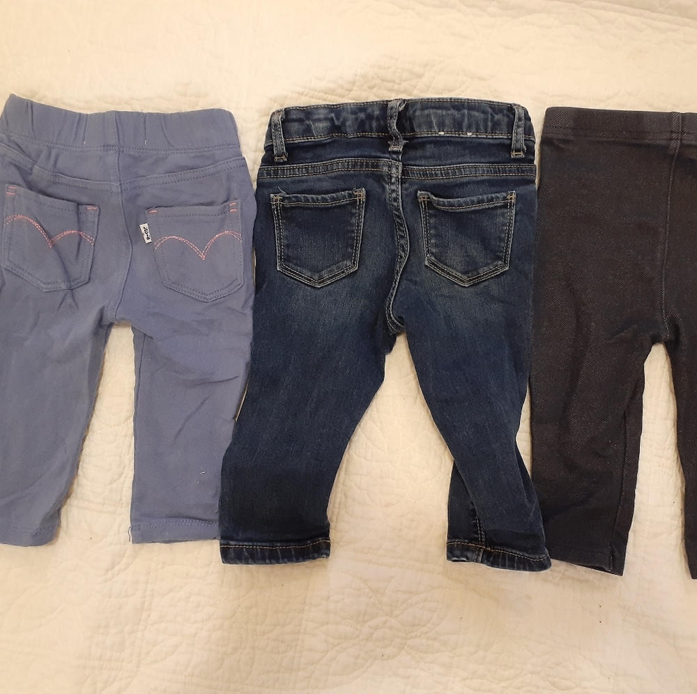 6-12 month girls pants